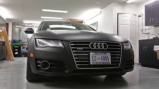 Audi A7 3M Matte Black Wrap - Baltimore