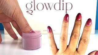 Glowdip beginner: Royal Rose dip poeder van Glowdip.nl stap-voor-stap aanbrengen op mijn nagels
