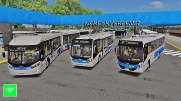 [OMSI 2] Caio Apache Vip IV mb of-1519 Bluetec 5 AC +G27/ Transwolff | Mapa Parelheiros Fictício