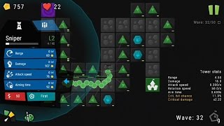 Infinitode - Infinite Tower Defense (by Prineside) - strategy game for Android and iOS - gameplay. screenshot 5