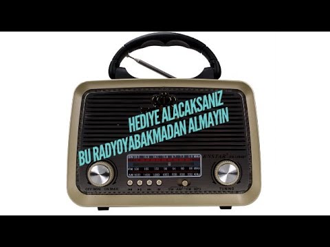 Nostaljik Radyo Bluetooth Hoparlör Şarjlı Ledli FM Radyo KNSTAR KN-1183BT #RADYO