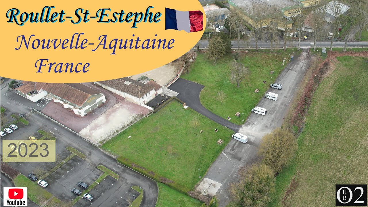 2023 Roullet-Saint-Estephe, Motorhome Aire, France