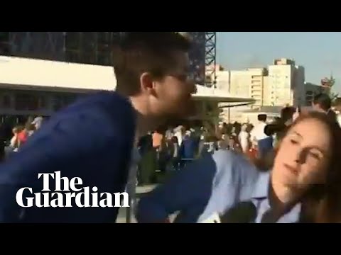 Video: Reporter Teaches Fanatic Who Tried To Kiss Her At The World Cup