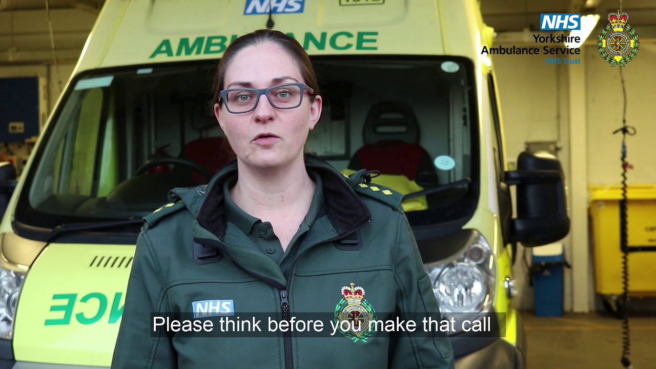 Think Before You Call Please Save 999 For Life threatening