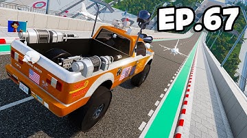 Which Automation Mod Can Fly The Furthest On The NEW Car Jump Arena? PART 67 - BeamNG Mods