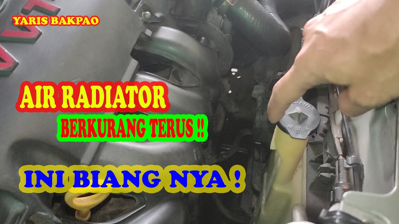 Penyebab air radiator berkurang ⁉ | ganti part ini masalah selesai ‼| mobil yaris bakpao | rankjank