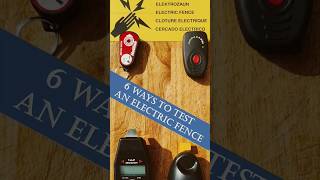 How to test an electric fence