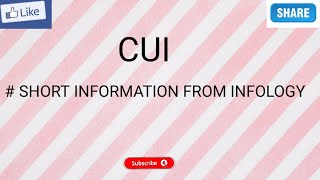 CHARACTER USER INTERFACE ( CUI ) | TEXTED INFORMATION | INFOLOGY