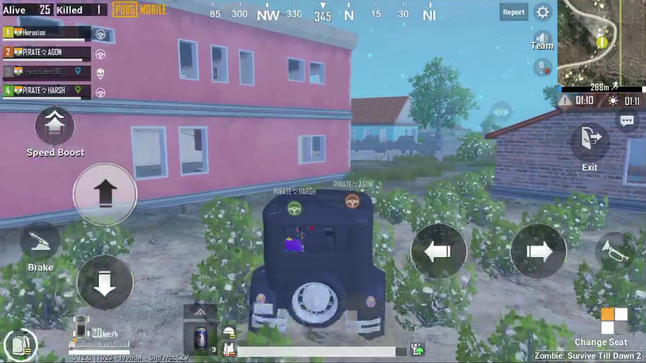 Pubg Mobile Zombie Mode Gameplay ||  Zombie Darkest Night Chicken Dinner