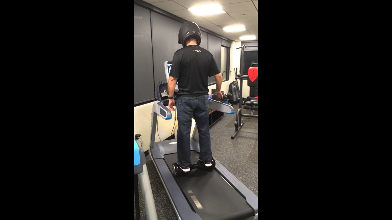 Hoverboard Fail Treadmill Crash Test YouTube