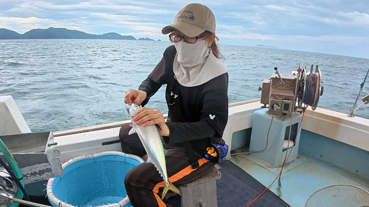 佐田岬沖鯵狙いがまさかの鯖祭り！おかん魚のアタリを見逃すな！