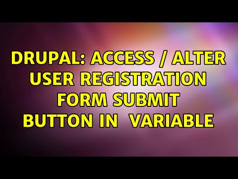 Drupal: Access /