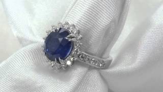 platinum ceylon sapphire rings 2547 vid