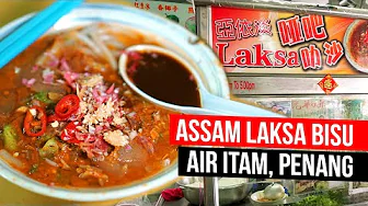 ASSAM LAKSA BISU | Air Itam, Penang | Street Food [Pork-Free]