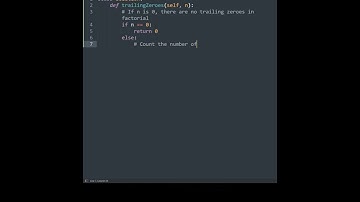 Leetcode 172. Factorial Trailing Zeroes in Python | Python Leetcode | Python Coding Tutorial | ASMR