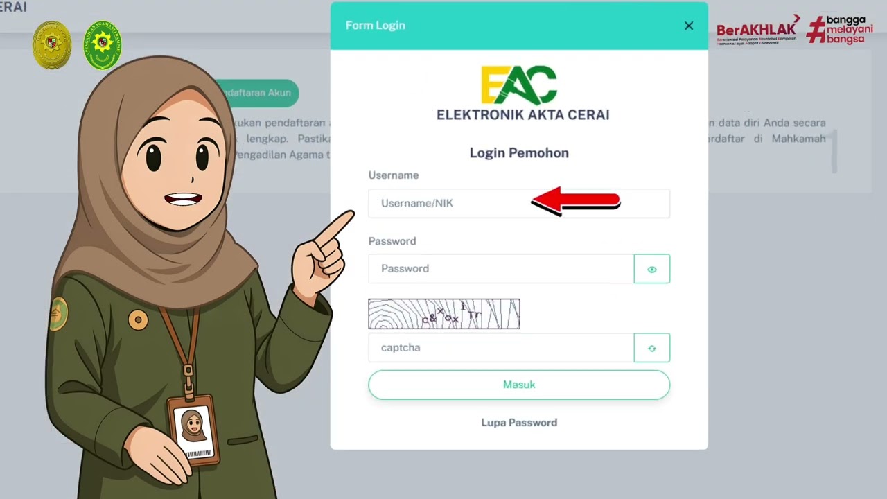 Video Panduan Pengambilan Elektronik Akta Cerai secara Mandiri - Pengadilan Agama Sei Rampah