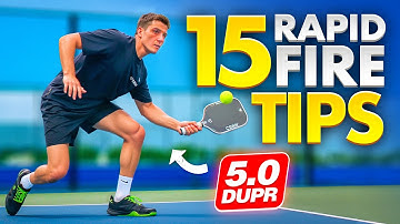 15 Quick Pickleball Tips to see IMMEDIATE Improvement