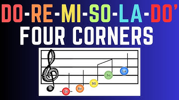Solfege Four Corners - Do, Re, Mi, So, La, Do,