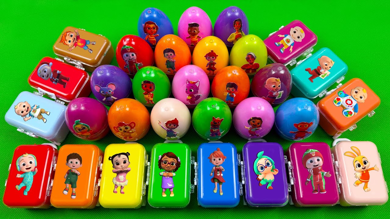 Cocomelon Slime ASMR! with JJ, Pinkfong, TomTom, YoYo, Cody & Friends More Fun 💫💖