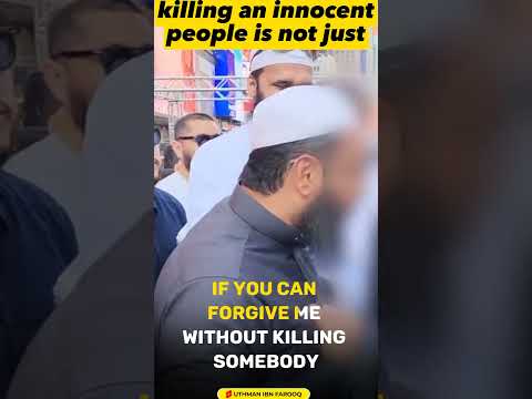 Killing Innocent People Is Not Justice | Uthman Ibn Farooq Official