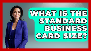 What Is The Standard Business Card Size? - Graphic Design Nerd