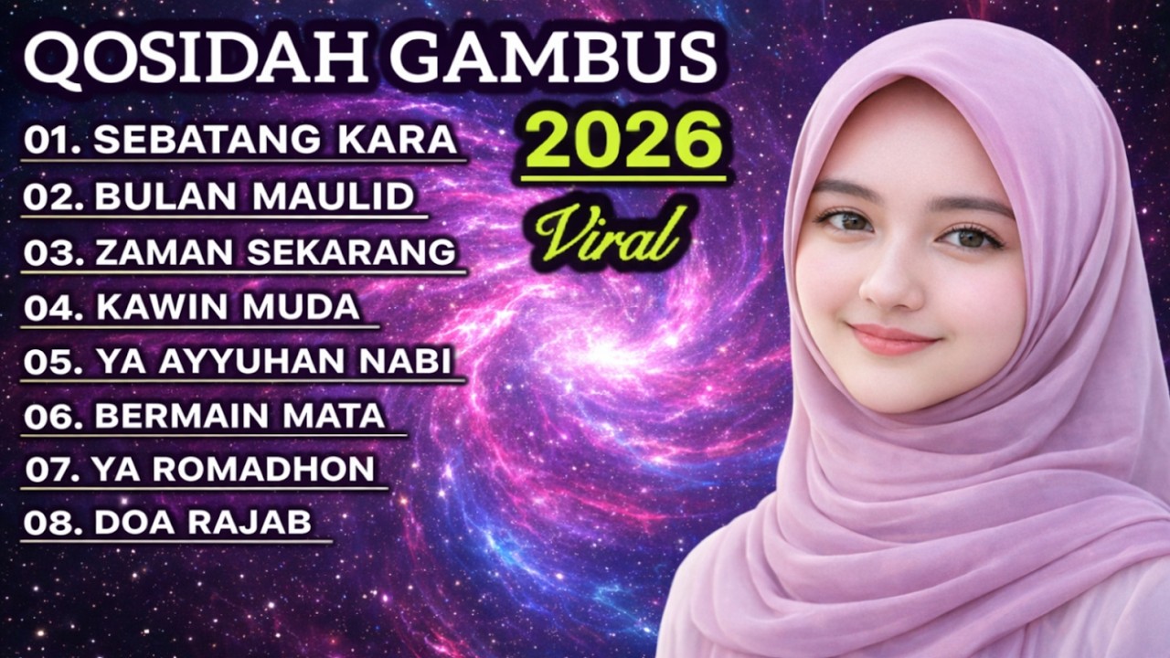 LAGU KOSIDAHAN TERBARU 2026: KOLEKSI QASIDAH GAMBUS SHOLAWAT PENYEJUK HATI FULL ALBUM
