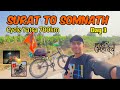 Day 3 surat to somnath cycling yatra  700km