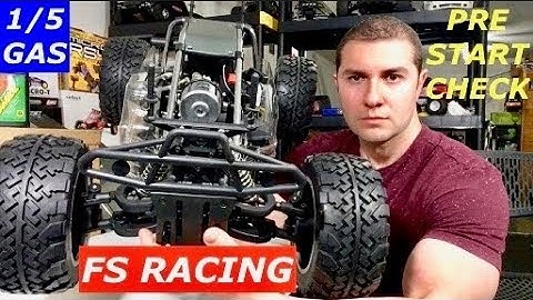 FS Racing 1/5 GAS 30CC Hummer (Pre-start checks) Steering Fix - Compression Test - Spark Test