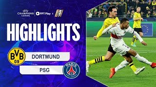 HIGHLIGHTS: DORTMUND - PSG | THẾ TRẬN TẤN CÔNG MÃN NHÃN, VAR LẤY ĐI BÀN THẮNG ĐẦY TIẾC NUỐI