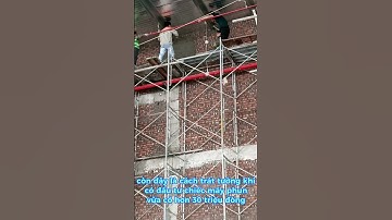 Trát tường nhà công nghiệp kiểu mới 0981024102 #mayphunvuadanko #shorts