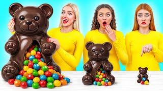 Велика, Середня або Маленька Тарілка Челендж | Круті Трюки з Їжею від Multi DO Challenge Велика, Середня або Маленька Тарілка Челендж | Круті Трюки з Їжею від Multi DO Challenge