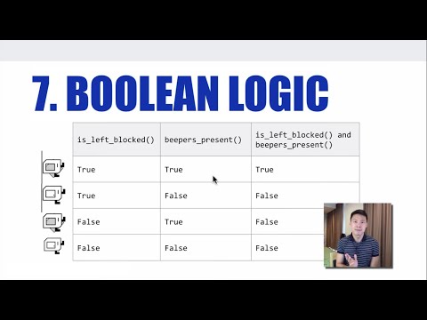 [Programming Module 1] 7 boolean logic