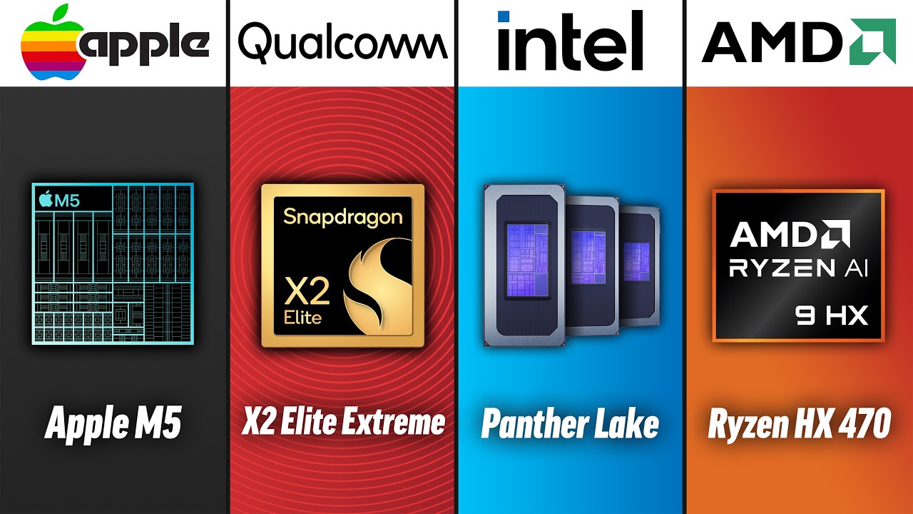 Apple против Intel против Qualcomm против AMD — какой чип лучше для ноутбука?