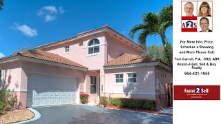 4749 NW 7th Manor, Coconut Creek, FL Presented by Tom Carroll, P.A., CRS, ABR. 4749 NW 7th Manor, Coconut Creek, FL Presented by Tom Carroll, P.A., CRS, ABR.