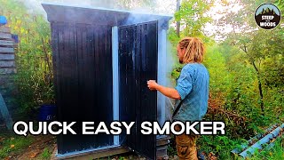 How to Build a $100 DIY Wood Fired Smokehouse for Food Preservation