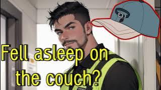 M4M ASMR Roleplay Sleep aid & Comfort- Tired boyfriend finds you on couch after 20 hour shift