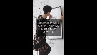 Creating a well-balanced picture wall is an art in itself!