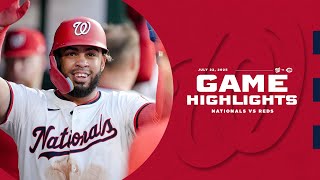 Reds vs. Nationals Game Highlights (7/22/25) | MLB Highlights