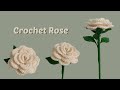 How To Crochet An Easy Rose Step By Step And Beginner FRIENDLY Crochet Flowers 