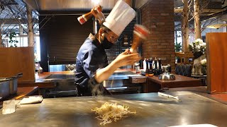 Amazing Performance! Teppanyaki Steak Master  Korean Street Food