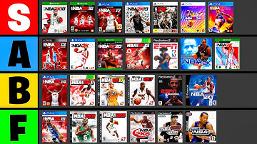 RANKING NBA 2K games from BEST to WORST