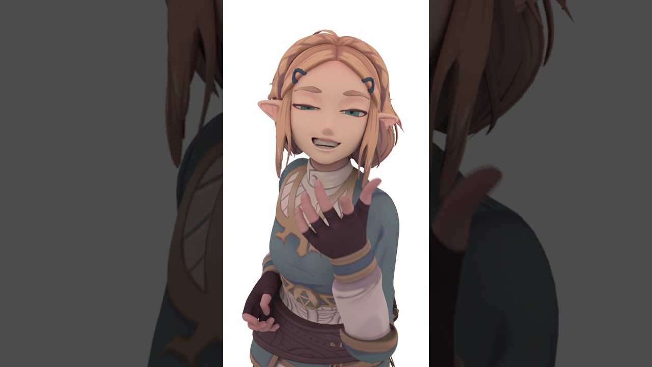 ArtStation - tinkerprincess0 animation study with Breath Of The Wild Zelda