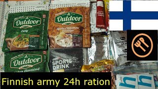 *RARE* Finnish army 24h ration part 1/2