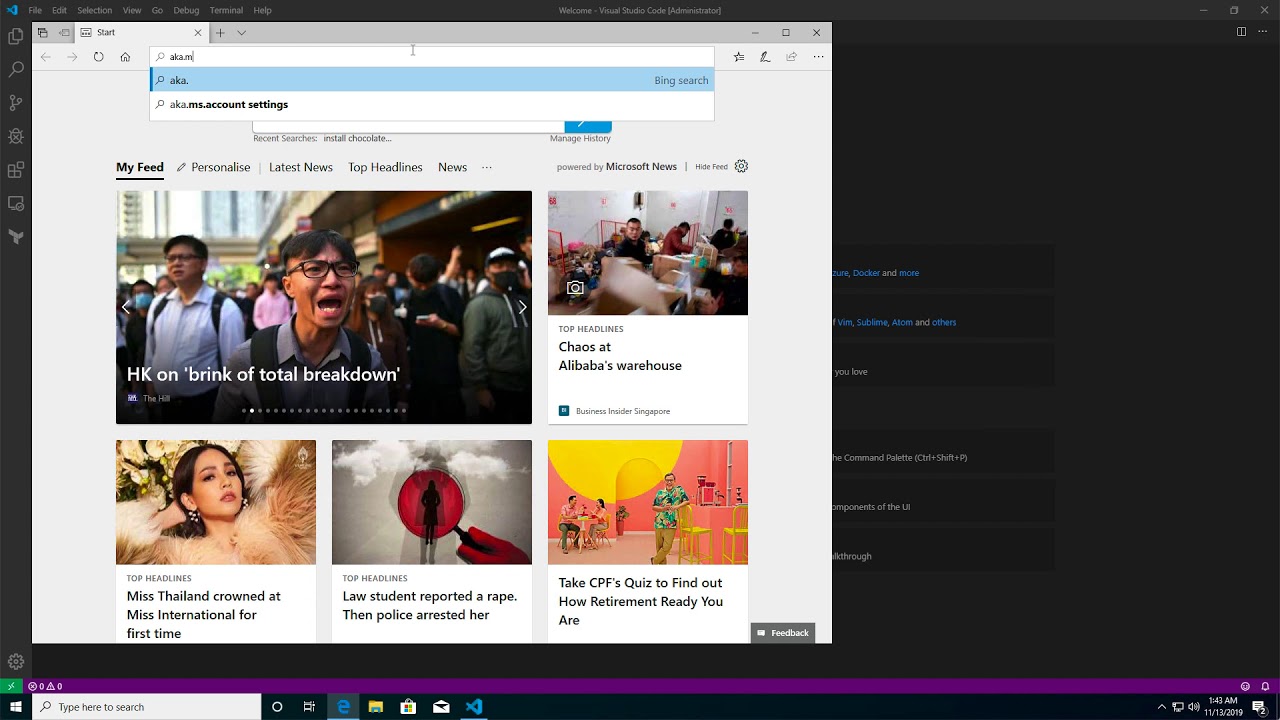 Azure CAF landing zones setup windows docker devcontainers