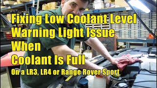 Fixing Low Coolant Level Warning Light Issue When Coolant Is Full