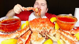 Giant 10 Pound Whole King Crab • MUKBANG