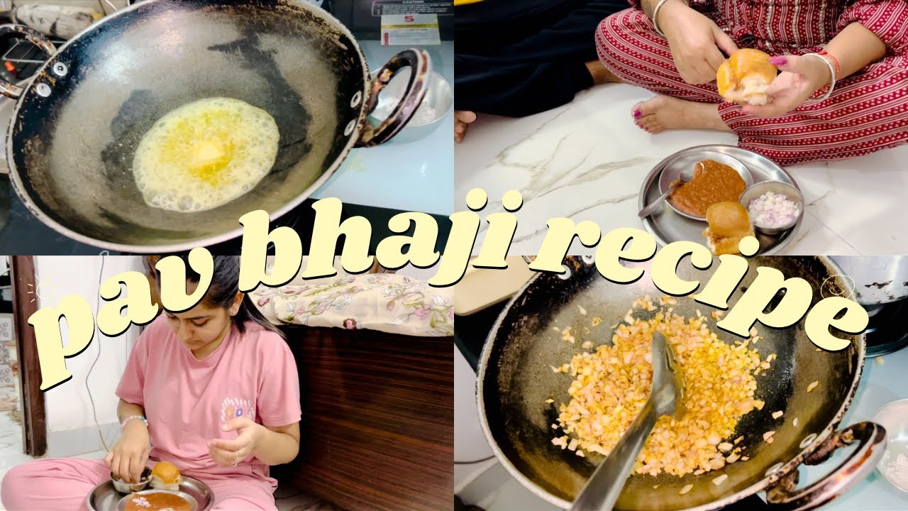 Pav Bhaji Recipe 😋 || Tanishkkhuranavlogs ||