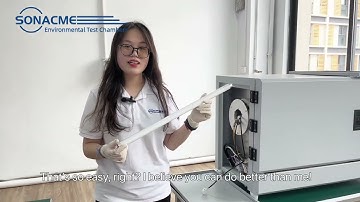 UV accelerated weathering tester - Lamp replacement