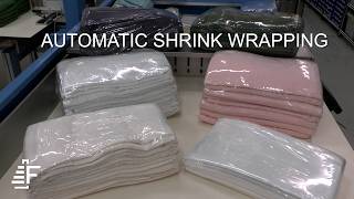 Shrink Wrapping System for Industrial Laundry | TP-100 Series L-Bar Sealers by Felins