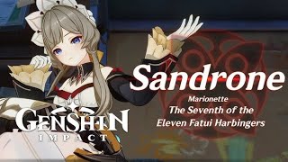 Sandrone First Appearance Cutscene 7th Harbinger | genshin 6.0 | Genshin impact